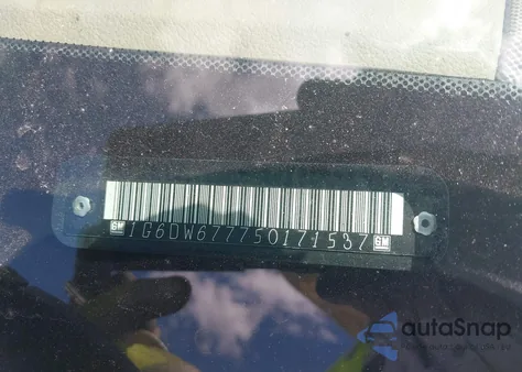 2005 Cadillac Sts V6 z USA, uszkodzony, nr VIN 1G6DW677750171537